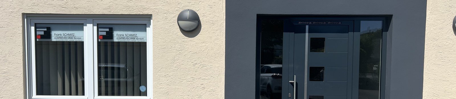 Eingang Frank Schmitz Elektrotechnik GmbH, Am Stadion 4, Emmelshausen